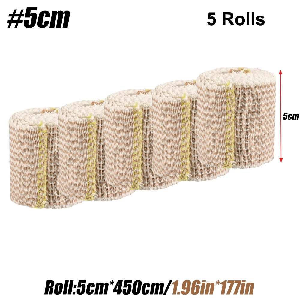 5 Rolls Premium Elastic Bandage Wrap - Gym&Gadgets