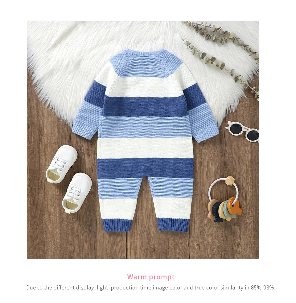 Winter Baby Rompers Clothes Autumn Full Sleeves Newborn Boys Girls. - Gym&Gadgets