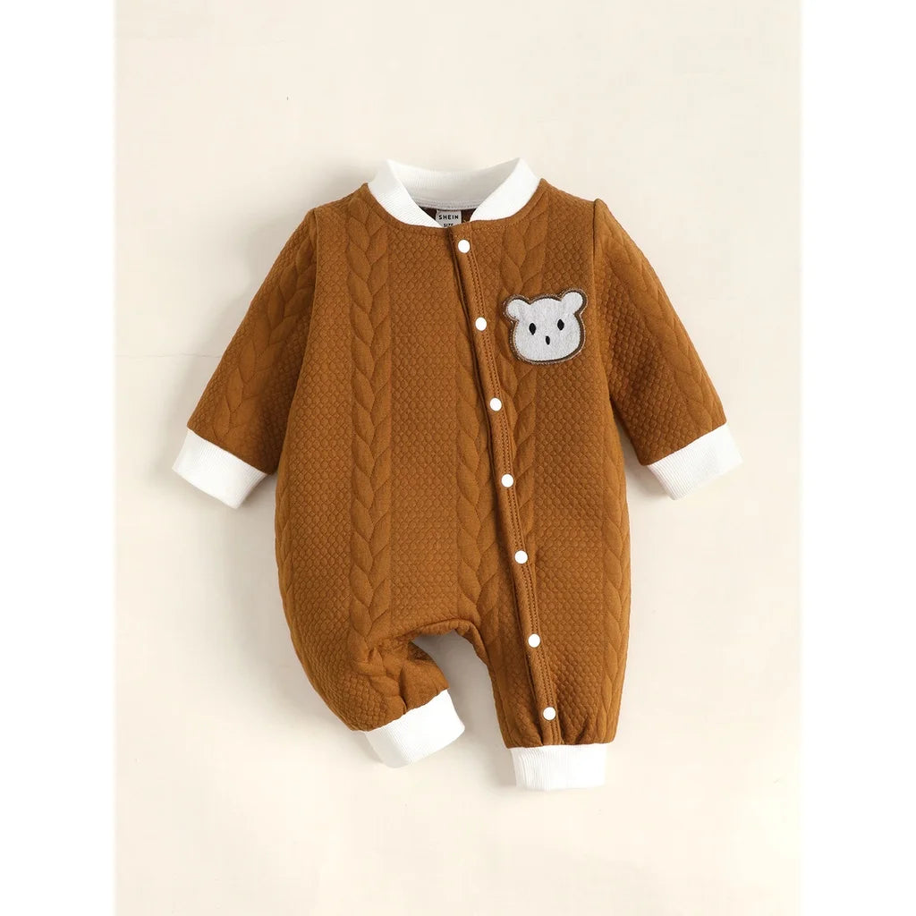 0-6 Months Newborn Baby Boy Clothes Baby Girl Romper Bear. - Gym&Gadgets