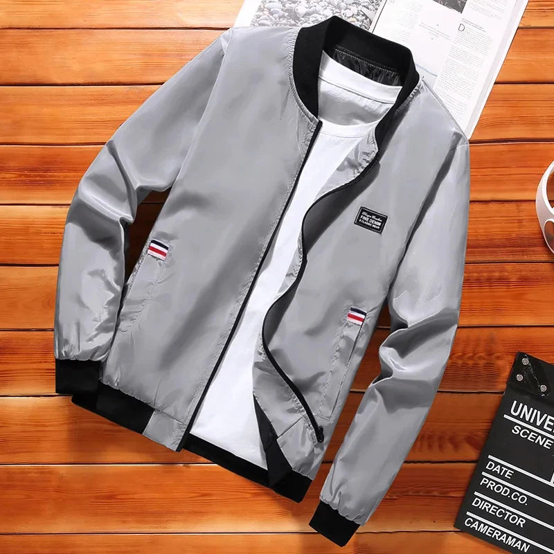 Men's Lightweight Windbreaker Spring Autumn Jacket Coat Men's.