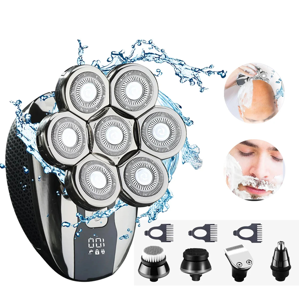 GENKO New Electric Shaver For Men High Quality 7D Independently .