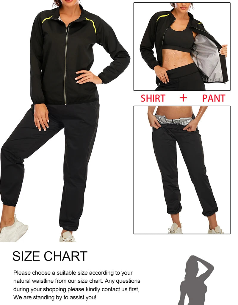 SEXYWG Women Sauna Suit for Weight Loss Sweat.