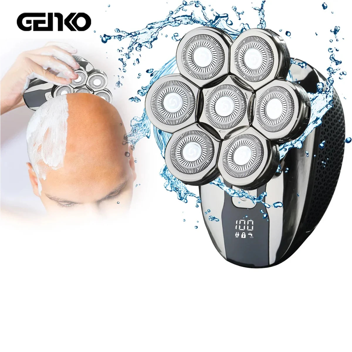 GENKO New Electric Shaver For Men High Quality 7D Independently .