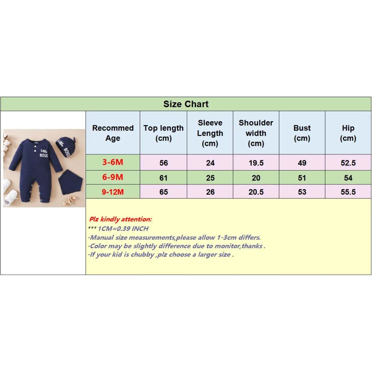 0-12 Months Newborn Baby Boy Bodysuit Toddler. - Gym&Gadgets