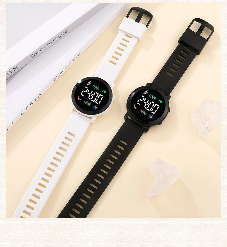 Couple Watches LED Digital Watch for Men Women Sports Army Military Silicone Watch Electronic Clock Hodinky Reloj Hombre - Gym&Gadgets